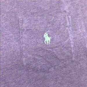 Purple Ralph Lauren Polo Tshirt Men’s